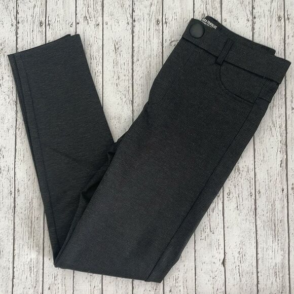 Zara Charcoal High-waisted Leggings Size Medium - Picture 3 of 8